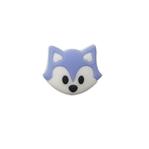 Wholesale 3pcs Silicone Fox Focal beads
